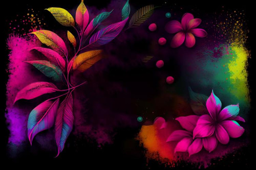 Colorful Happy Holi Background