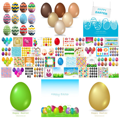Rich Easter Vector Collection: 50 Exciting Patterns and Designs