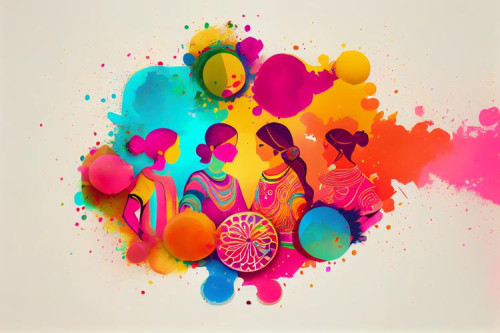 Holi Festival Background