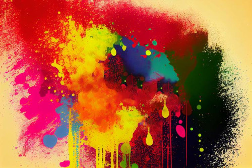 Colorful Happy Holi Background