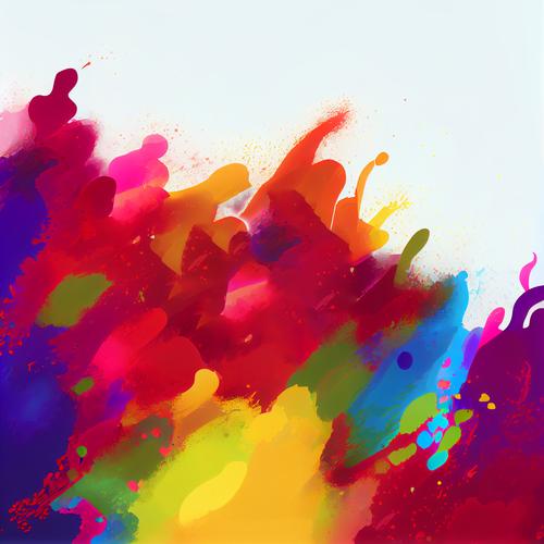 Colorful Happy Holi Background