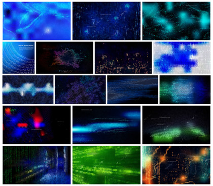 Intriguing Binary Background Vector Designs Collection