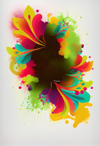 Colorful Happy Holi Background