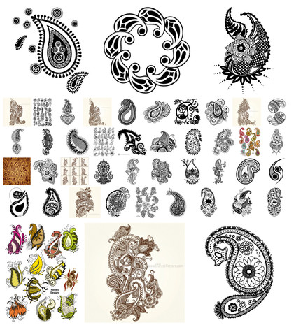 Explore the Intricate Artistry of 40+ Hand Drawn Paisley Vector Designs
