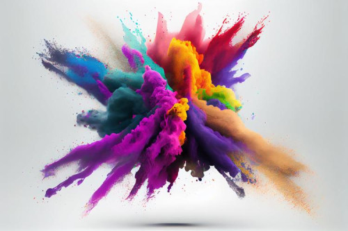 Color Powder Splash
