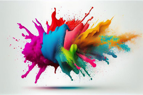 Color Powder Explosion