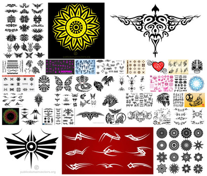 A Mesmerizing Collection of Tribal Vector Designs