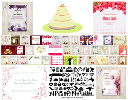 A Stunning Collection of Abstract Wedding Vector Designs