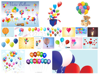 Enthralling Array of Balloon Vector Designs