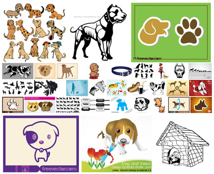 Diverse Dog Vector Collection: From the Whimsical to the Realistic