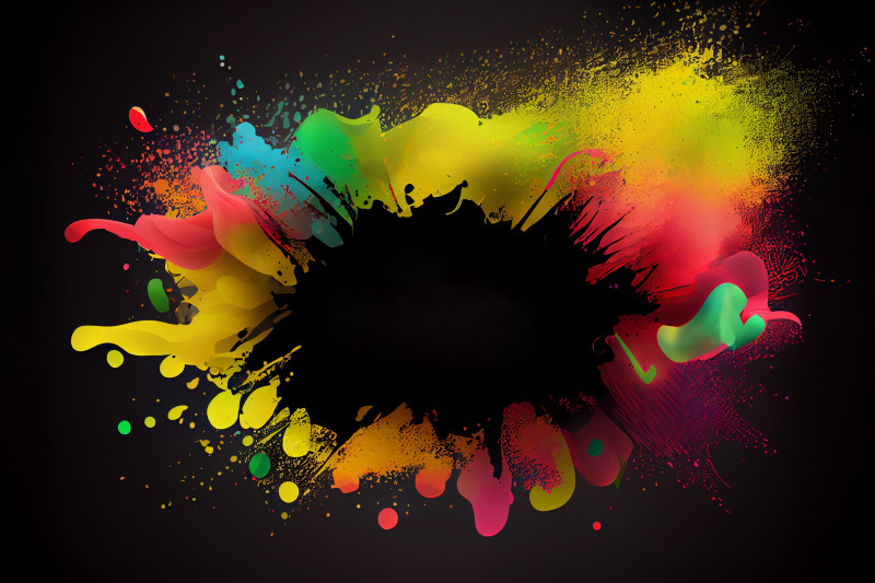 Happy Holi Banner Background