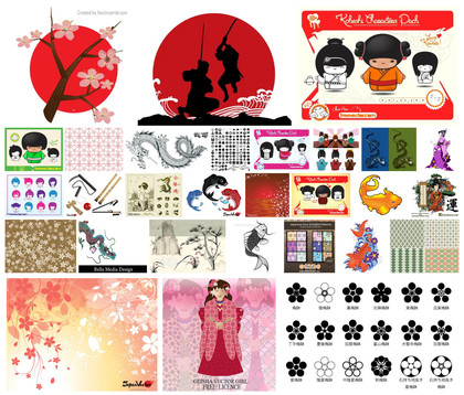 Delve into the Artistic World of Japanese Vector Designs