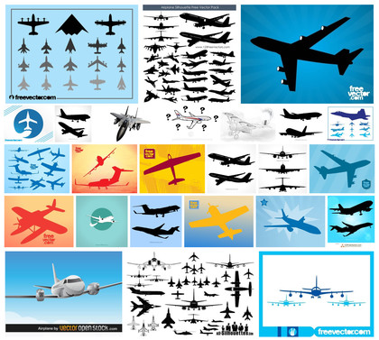 Aeroplane Vector Designs: Conquest of Skies Art Collection