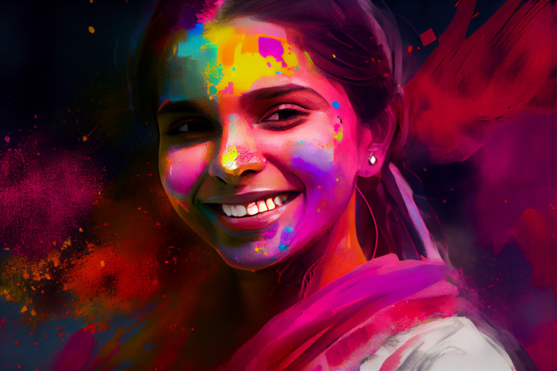 Holi Girl