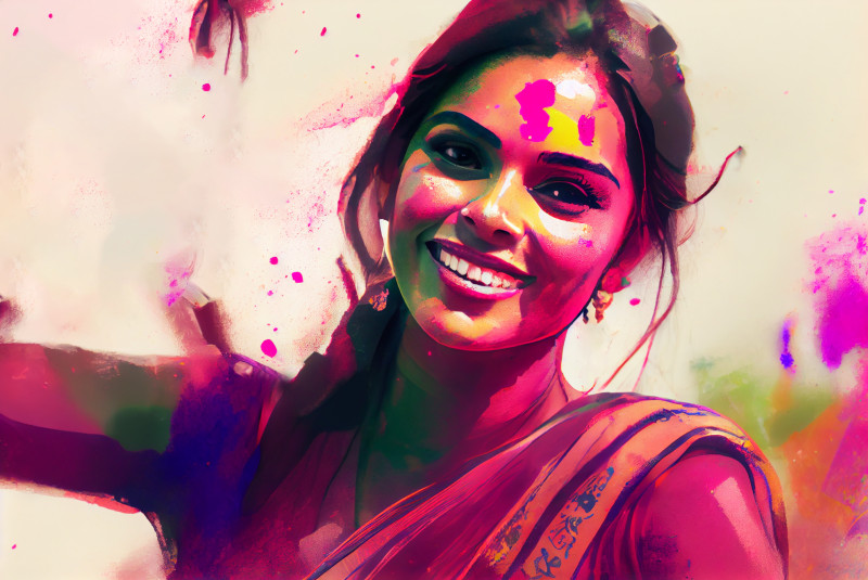 Holi Girl