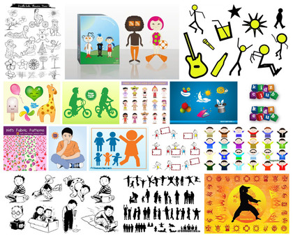 Exemplifying Creativity with our Kids Vector Collection