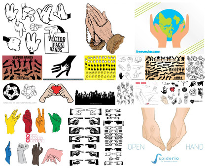 Embracing Diversity: An Inspiring Collection of 18 Vector Hands Art Designs