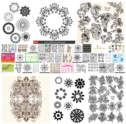 Creative Collection of Exquisite Vector Decorations