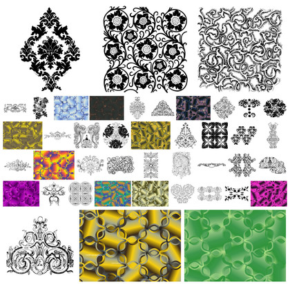 Unleash your Inner Designer: A Plush Collection of 40+ Ornamental Vectors