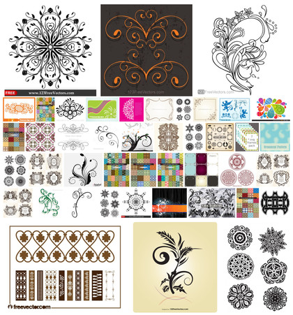 Dive into an Extensive Collection of 40+ Decorative and Ornamental Vectors