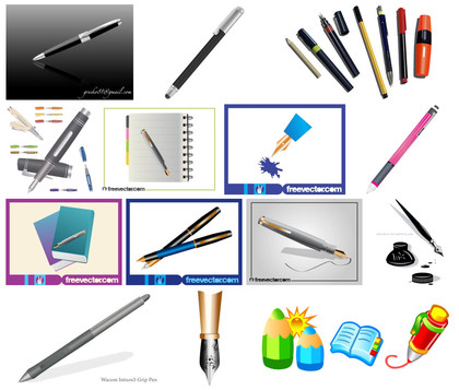 Unleashing Creativity: An Array of Vector Pen Designs