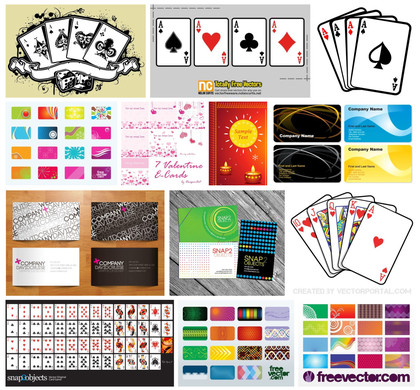 A Creative Collection of Cards Vector: More than Just a Card