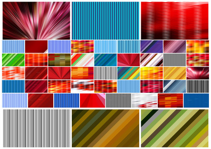 Expanding Horizons with Stripes Background Vector Designs Collection