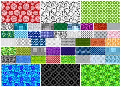 Explore the Varied Spectrum of Circle Pattern Background Vector Collection