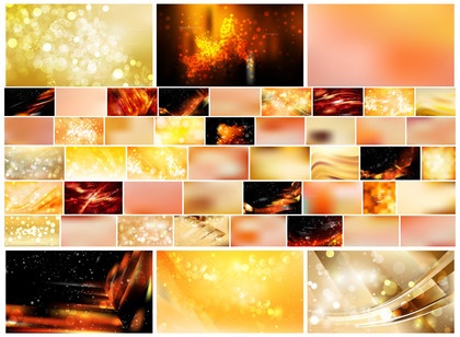 The Captivating Array of Cool Orange & Light Orange Abstract Background Designs