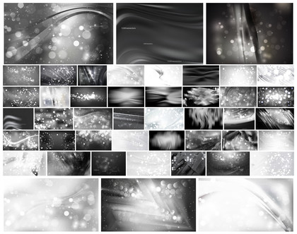 Unveiling Grey Monochromatic Wonders: An Array of 40+ Blurred Vector Background Designs