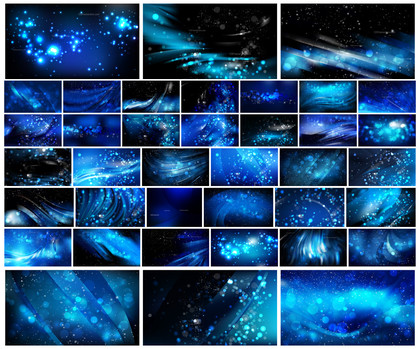 Discover the Magic of Cool Blue Abstract Backgrounds