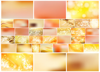 Exploring the Array of Light Orange Blur Background Designs