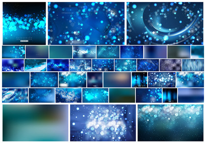 Exquisite Collection of Dark Blue Blurred Background Designs