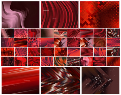 Exquisite Collection of Dark Red Gradient Backgrounds