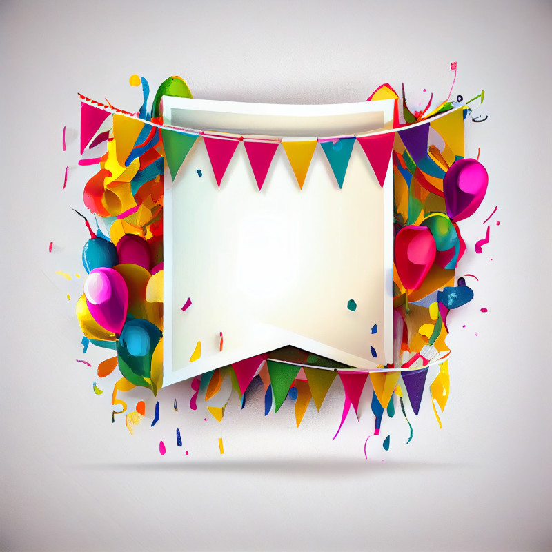 Liquid Oil Painting Birthday Card Background Image