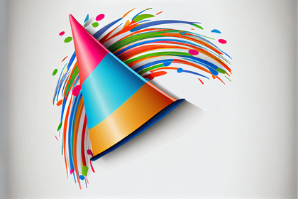 Colorful Happy Birthday Background Image
