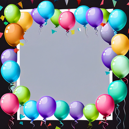 Colorful Birthday Card Background Image
