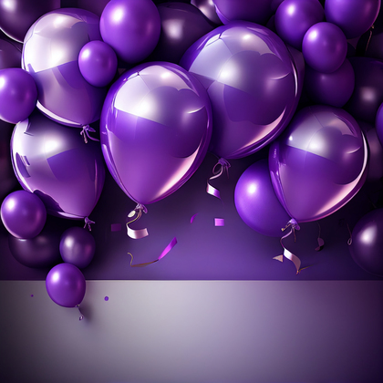 Purple Birthday Background Image