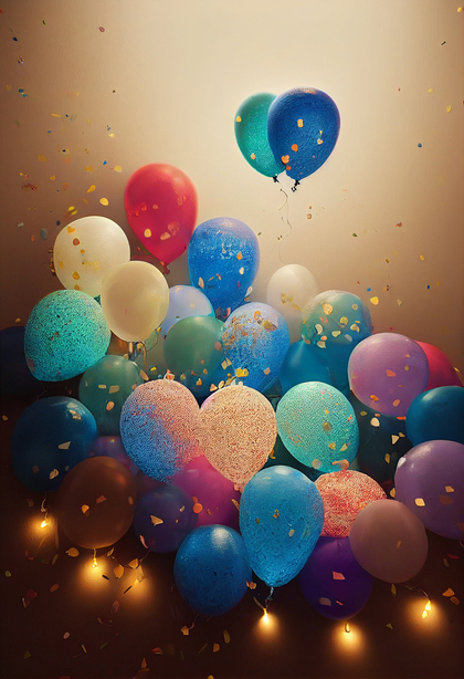 Balloons Background Image