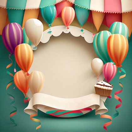 Birthday Card Background Image