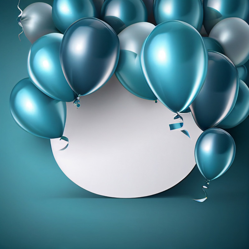 Blue Birthday Background