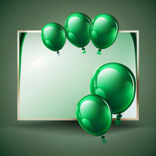 Green Birthday Background