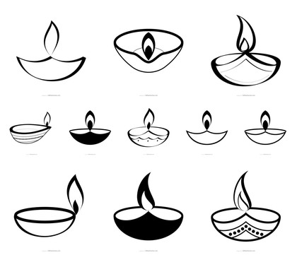 Illuminate Your Diwali Celebrations with 11 Free Diya Clip Art Designs