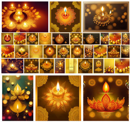 Golden Diwali Greeting Galore: 35 Free Designs to Brighten Your Festive Season