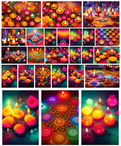 Radiate Joy with Colorful Diwali Greetings: Download 25 Free Designs