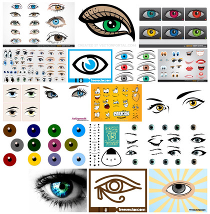 Express Yourself with 17 Free Eye Vector Designs