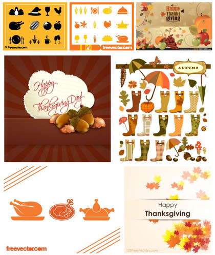 Celebrate Thanksgiving with 7 Heartwarming Vector Designs