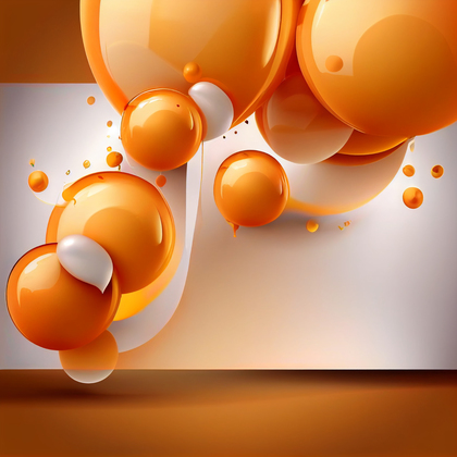 Orange Birthday Card Background Image