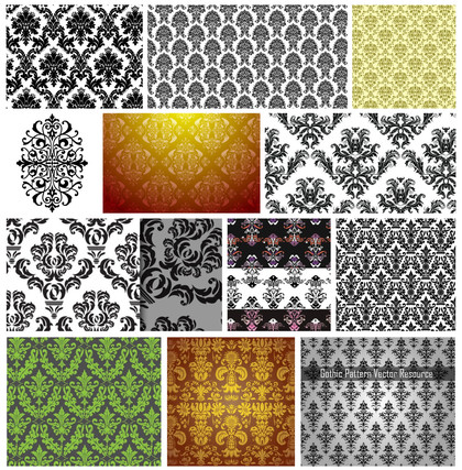 Elegant Elegance: 12 Free Damask Patterns for Your Design Projects