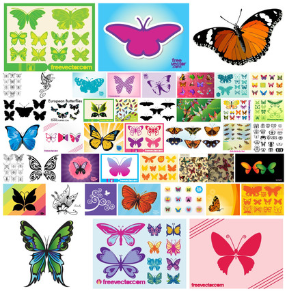 Fluttering Elegance: 44 Free Butterfly Vector Designs to Inspire Your Creativity